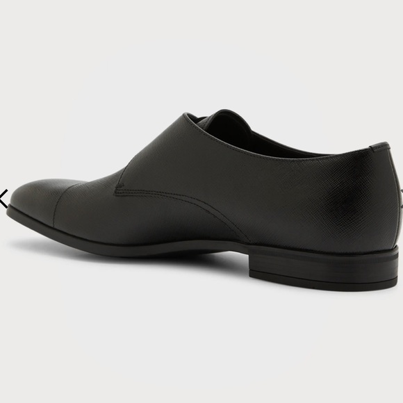Prada Men's Black Saffiano Leather Monk Strap Loafers - Picture 3 of 14